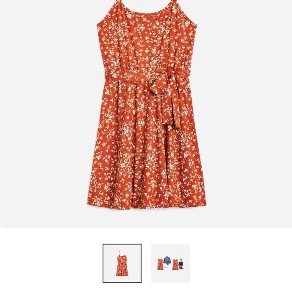 Women’s dress, Nine Britton, size L, NWT, burnt orange, Fall
